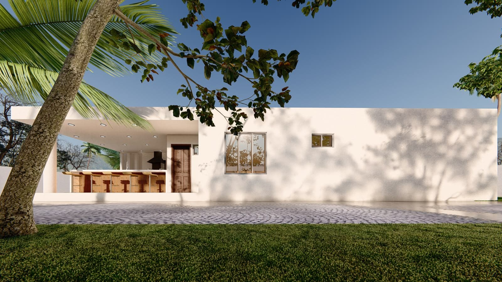 Villa Marisol em vista nocturna